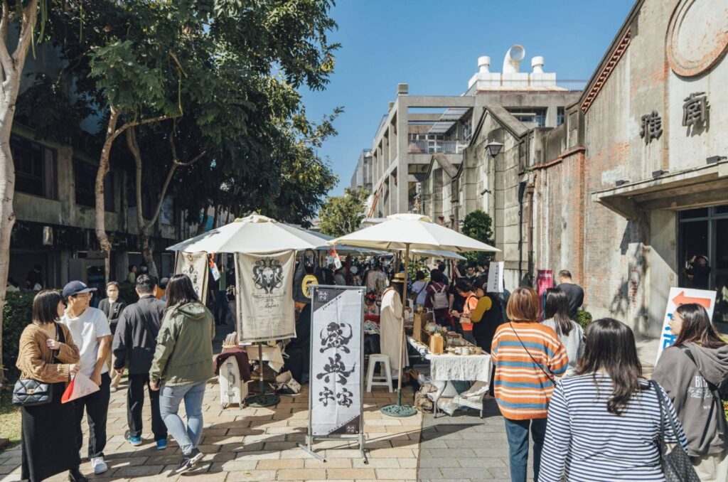 ▲文資園區的春節市集相當熱鬧。(圖/文化部文資局 提供)