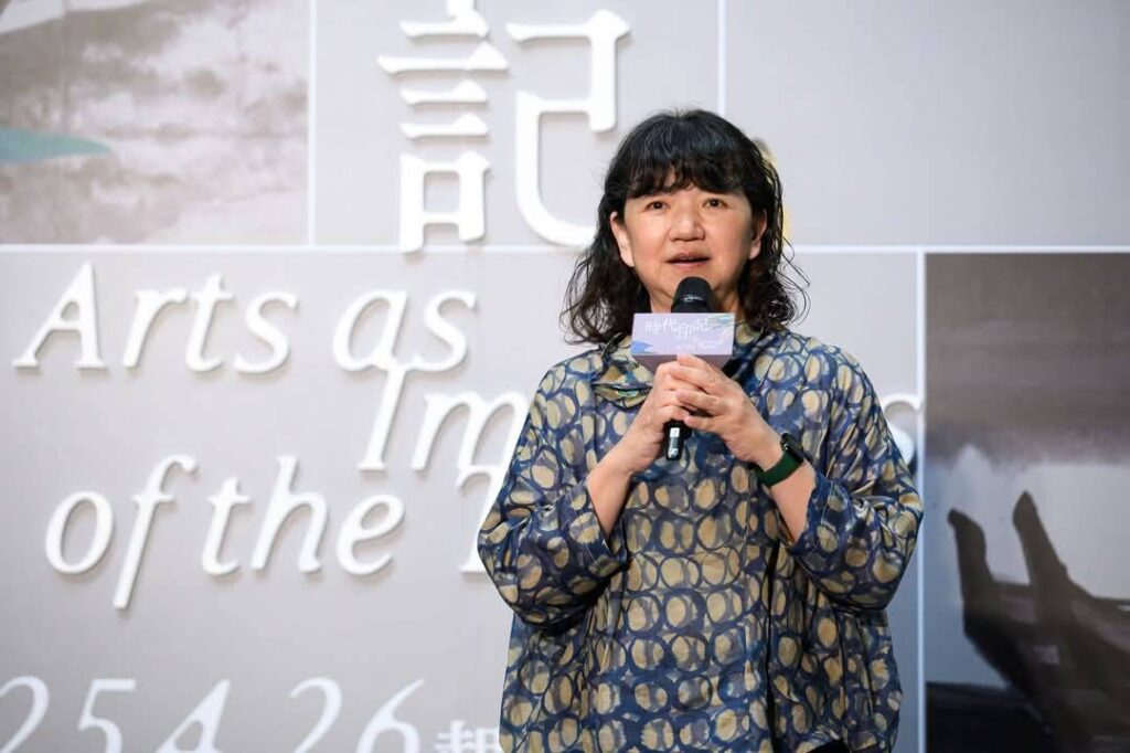 ▲文化部次長李靜慧致詞時表達對此展所寓存正面意義的重視。(圖/文化部 提供)