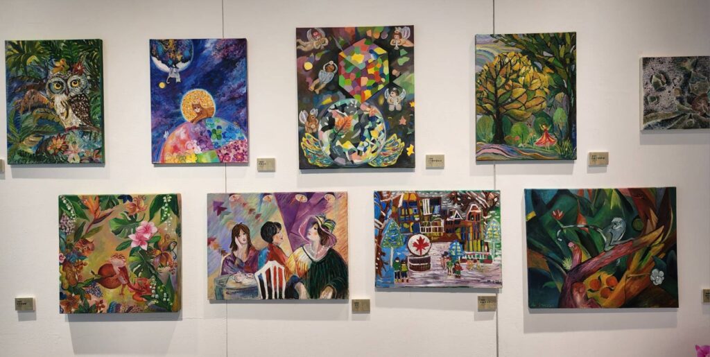 ▲參展作品所呈現出的深邃內涵與豐沛面貌,格外受到注意與重視。(記者 辛澎祥/攝)