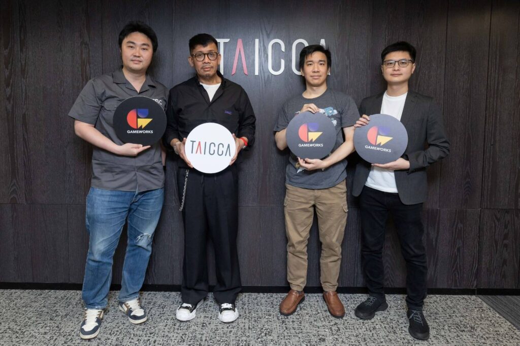 ▲文策院與GameWorks 合作簽署意向書。(圖/文策院 提供)
