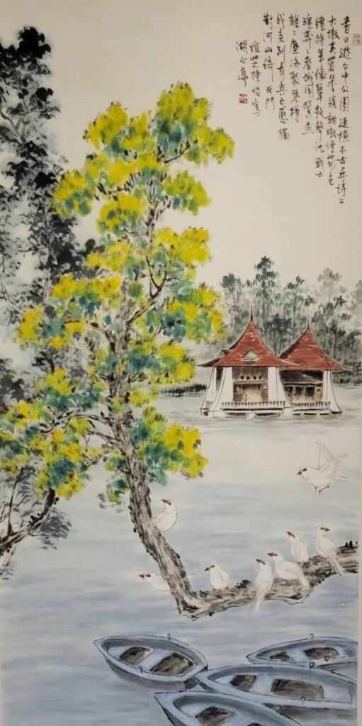 ▲臺中市自怡書畫學會會員聯展,備受期待。(圖/南投文化局 提供)
