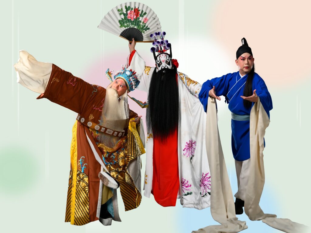 臺灣豫劇團2025年夏韻公演(左起)《徐策跑城》林文瑋、《艷陽樓》吳紹騰、《司文郎》林原茂主演。(圖/臺灣豫劇團提供)