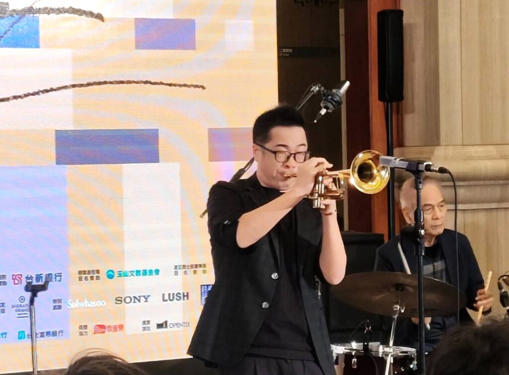 兩廳院夏日爵士節慶樂團,由知名小號演奏家魏廣皓領軍,陣容堅強。(記者 陳安婷/攝)
