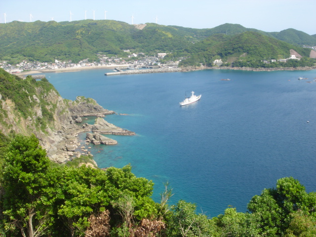 泊浦の湾