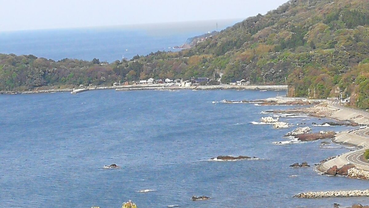 宇賀神社から見る東海岸