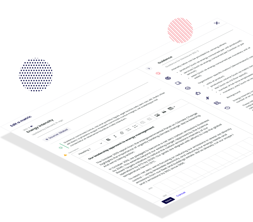 Novisto ESG frameworks and surveys