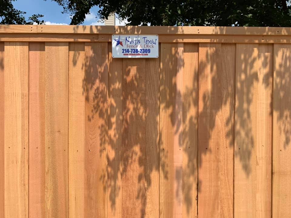 Privacy Fences Installed in Plano, Richardson, Frisco, McKinney, Garland Texas. Western Red Cedar Privacy Fence.