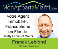 Mon appart à Miami – Franck Leblond, Broker Associé