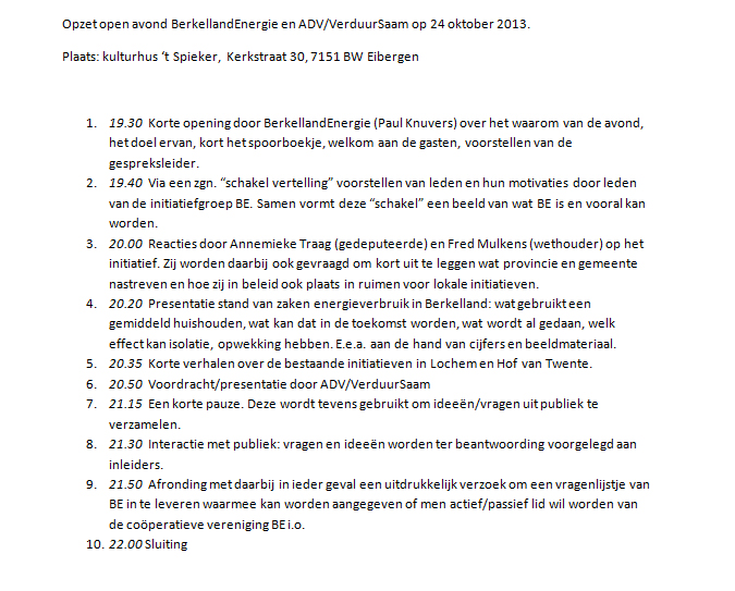 programma_berkel_energie BerkellandEnergie presenteert zich tijdens open avond