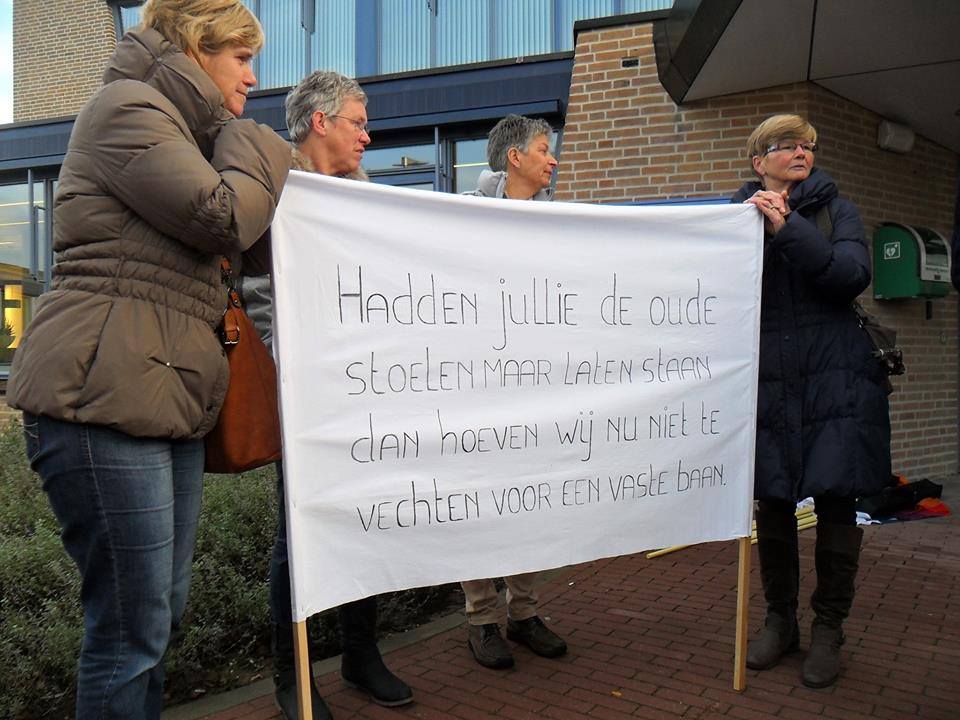 protest thuiszorg Akkoord thuiszorg Sensire