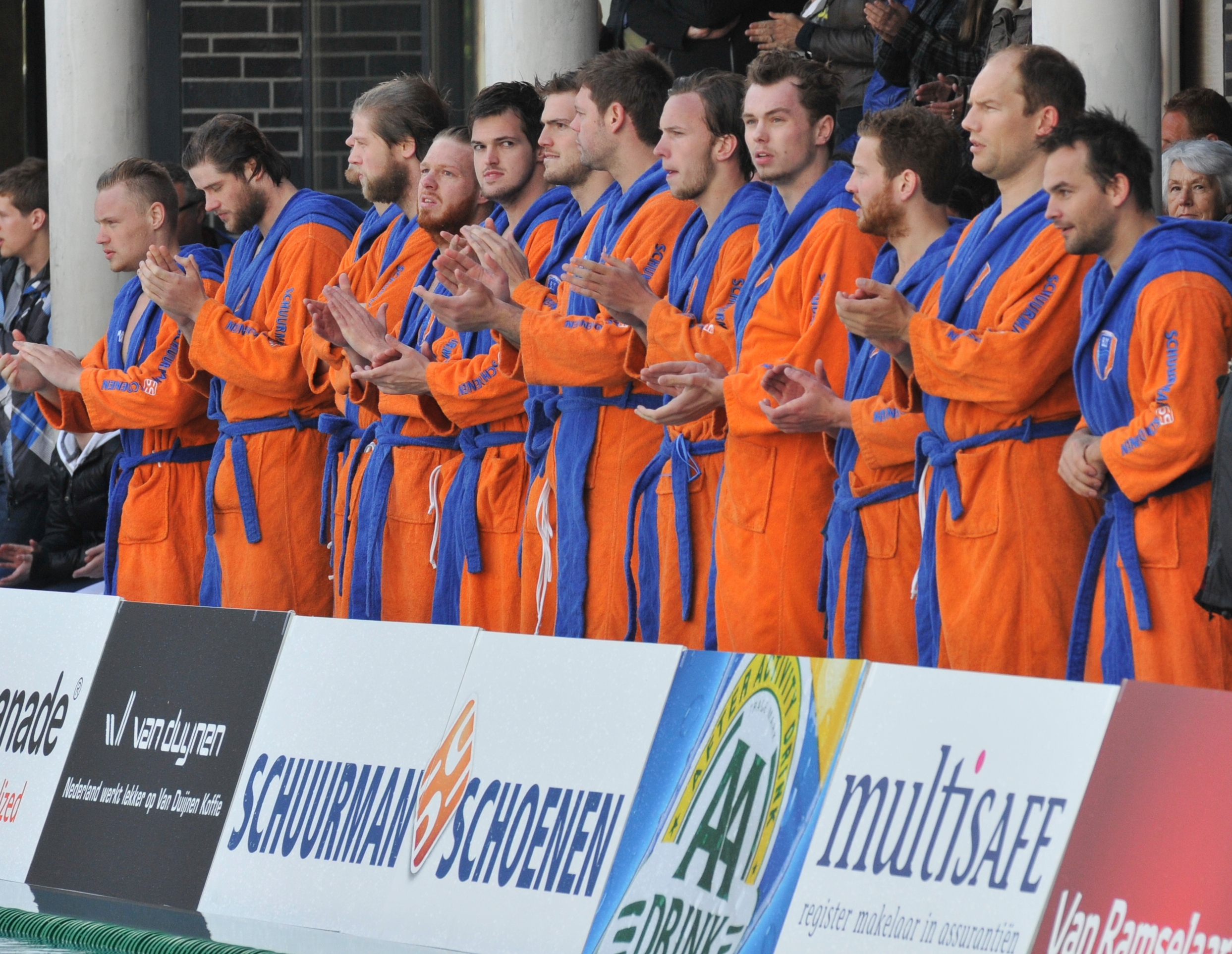 Team Schuurman BZC in play off finale 2013 ook tegen UZSC (foto W. vd Berg) Topduel Schuurman BZC zondag 25 januari in Borculo