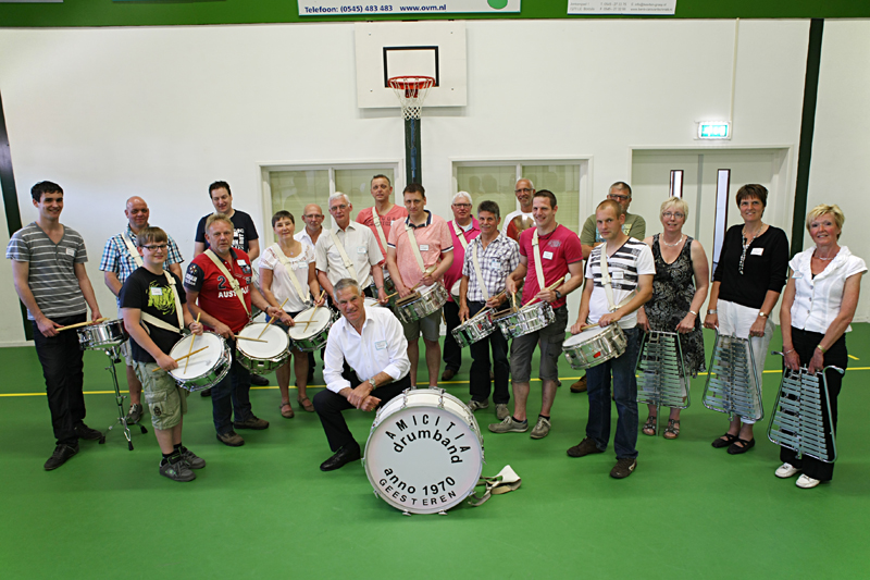 Muziekvereniging Amicitia start weer met drumband