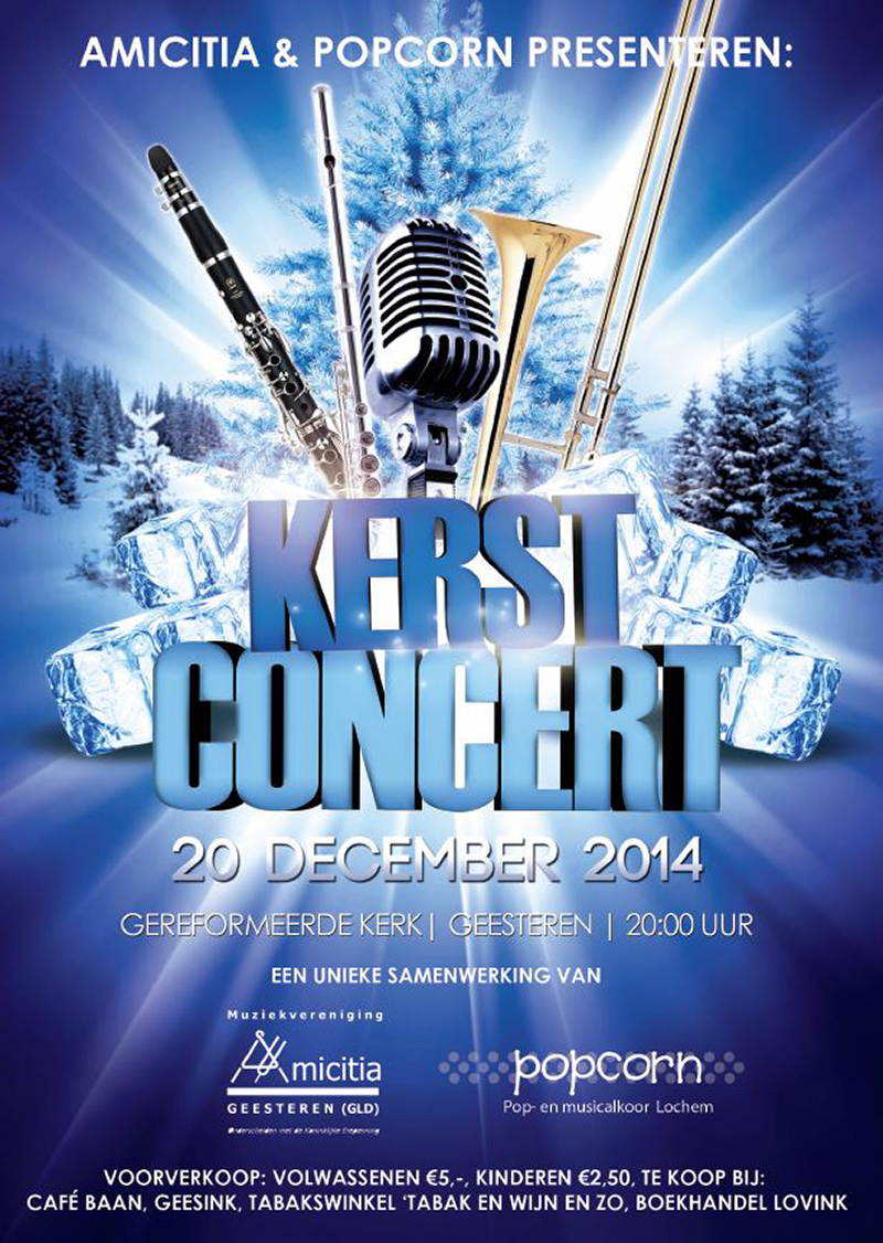 Kerstconcert Kerstconcert Amicitia & Popcorn