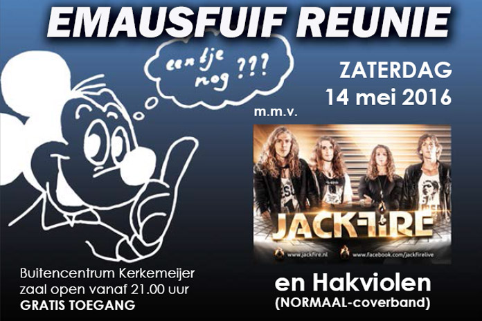 Come back van de Emaus op zaterdag 14 mei 2016 Come back van de Emaus op zaterdag 14 mei