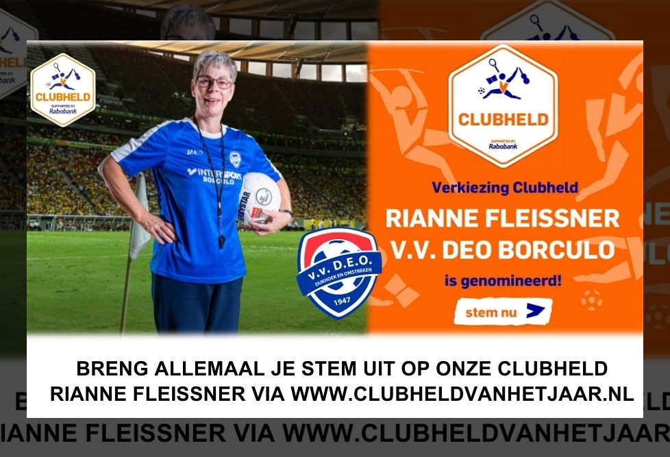 rianne-fleissner-maakt-kans-op-clubheld-van-het-jaar v.v. DEO’s Rianne Fleissner in race voor titel ‘clubheld van het jaar 2019’