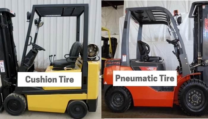 What are cushion tires, pneumatic tires, and solid pneumatic tires, and  which is right for me?