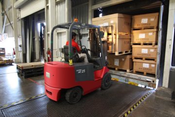 featured image of the blog titled "Electro-Power: The Amazing Capabilities of Electric-Powered Forklifts in the Warehouse"