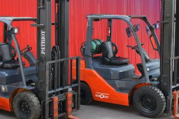 featured image of the blog titled "The Green Shift: Exploring Electric Forklifts at Patriot Forklifts"