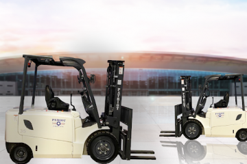 featured image of the blog titled "Unlock Efficiency with the 2023 Patriot 4.4K Pneumatic Forklift"