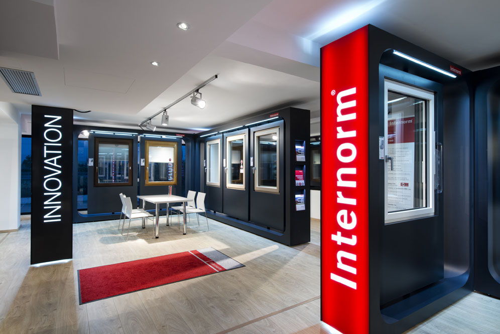 Finestre di qualità a Roma nel Flagship Store Internorm