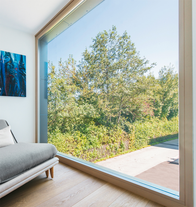 Finestre legno alluminio HF410: la natura dentro casa