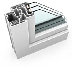 finestra PVC e PVC Alluminio kf 310