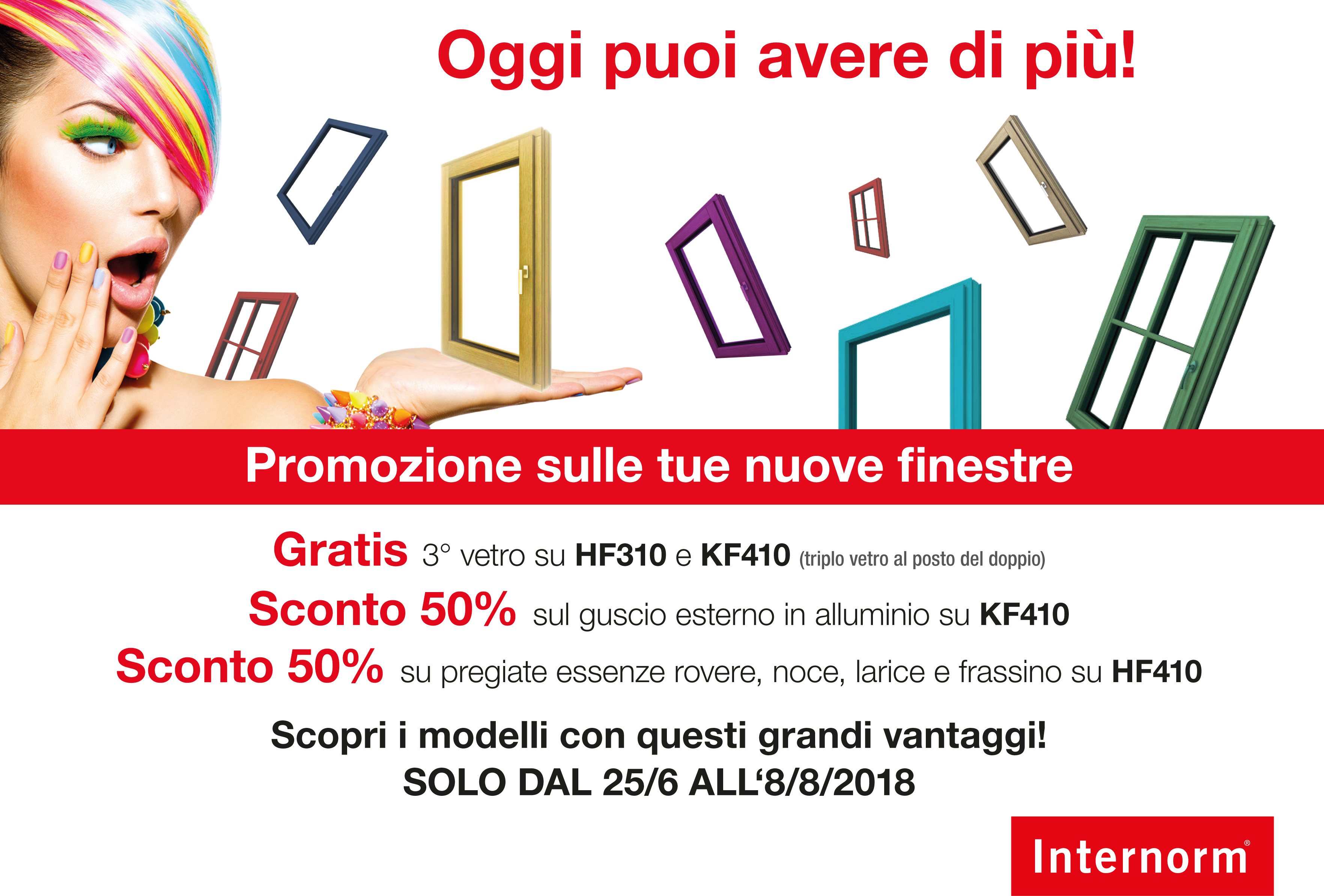 Finestre in promozione: oggi puoi avere di più!