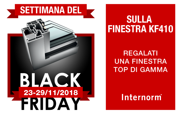 IL BLACK FRIDAY DI INTERNORM: UNA PROMOZIONE DA NON PERDERE