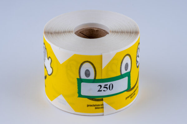 Temporary Eye Patch - Happy Face - 3108 - 250 Roll