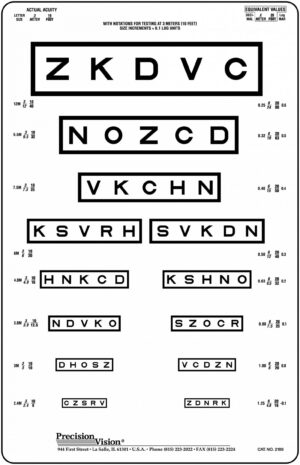 FAA Medical Standards Near Vision Eye Charts – Pilot Medical