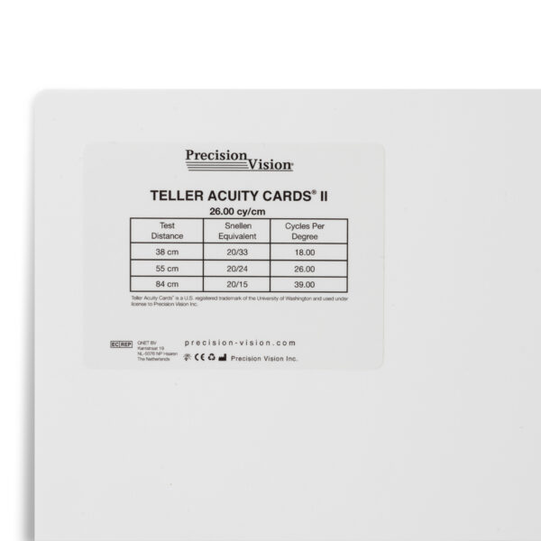 Teller Acuity Cards Chart Back