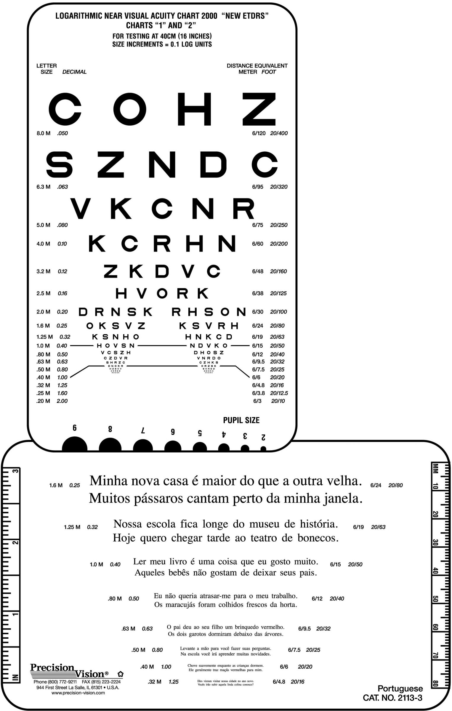 Low Vision Index Card System