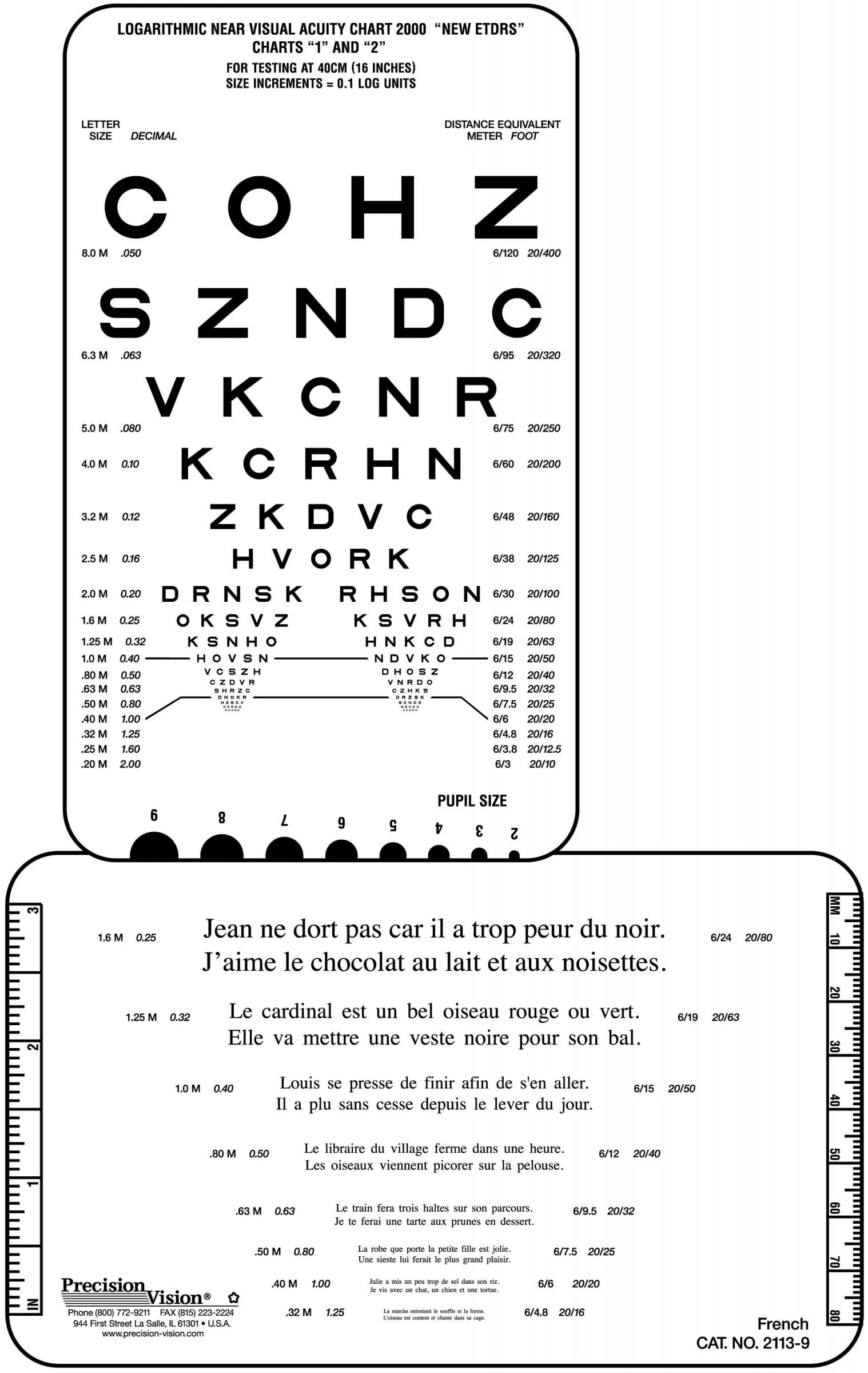 Snellen Eye Test Charts Interpretation - Precision Vision