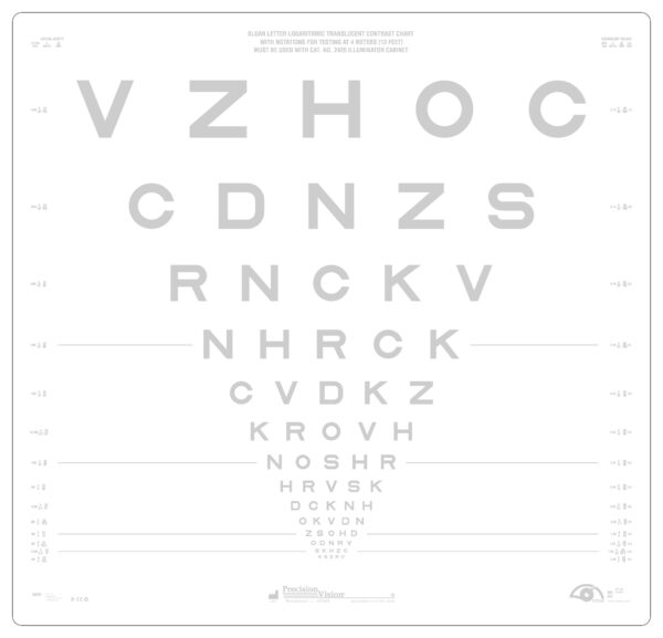 13 Foot Distance Sloan Test - Precision Vision