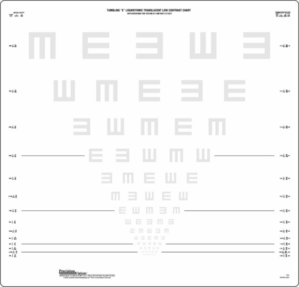 Tumbling "E" Translucent Chart