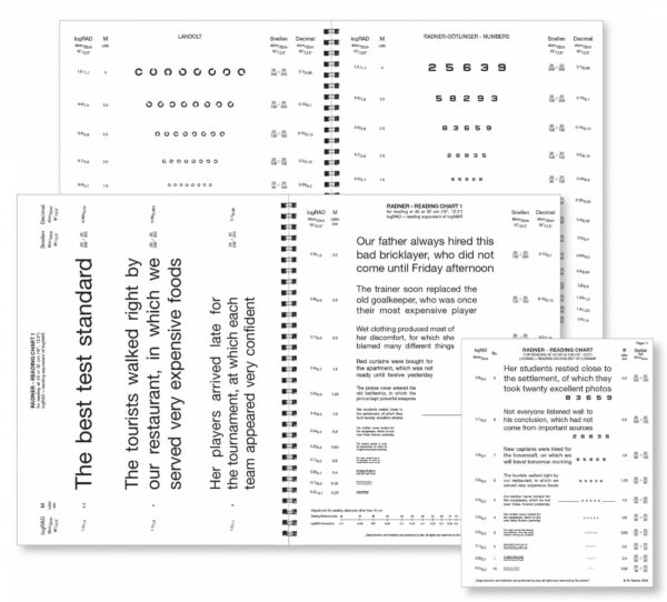 Radner Reading Chart - In Multiple Languages
