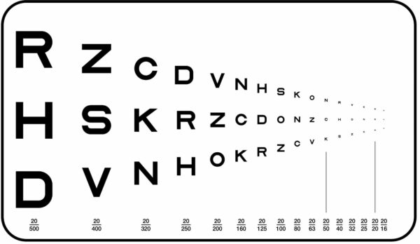 Traditional Runge Pocket Near Vision Card