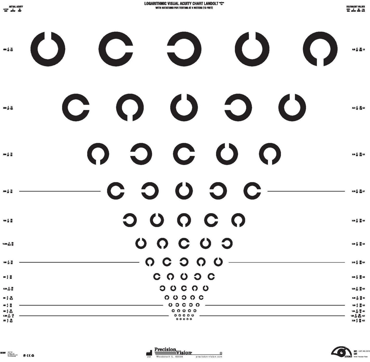 landolt-c-series-etdrs-chart-2-precision-vision