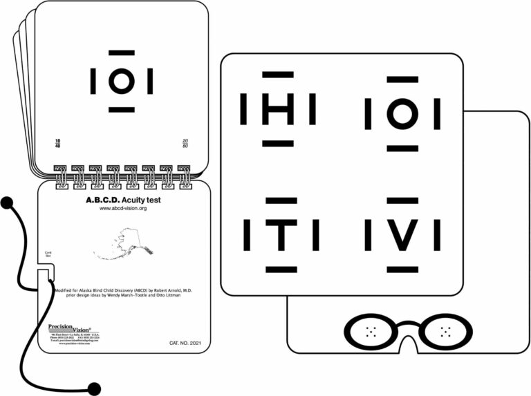 ABCD Acuity Test Flip Book