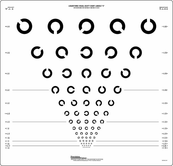 Landolt C Series ETDRS® (Chart 2)