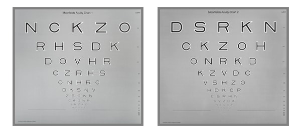Moorfields Acuity Chart Set