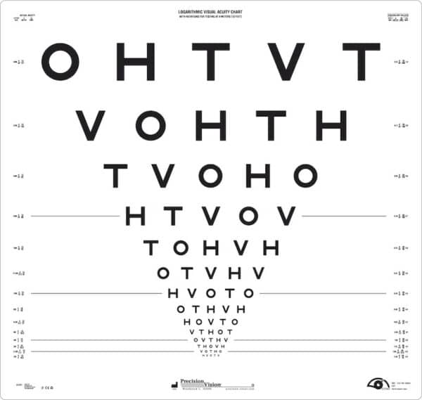 SKU 2052A - HOTV Series ETDRS (Chart 2) - 4 Meter Distance