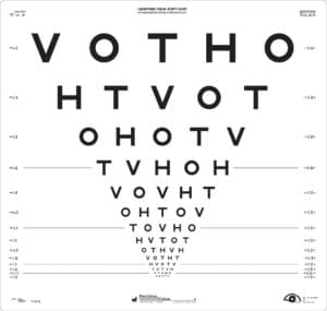 SKU 2052B - HOTV Series ETDRS (Chart 3) - 4 Meter Distance