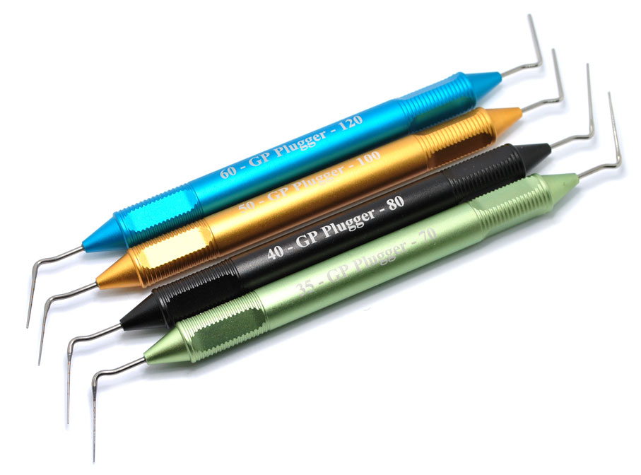 Hand plugger-e endodontice NiTi si otel 4 buc - Premier Denta