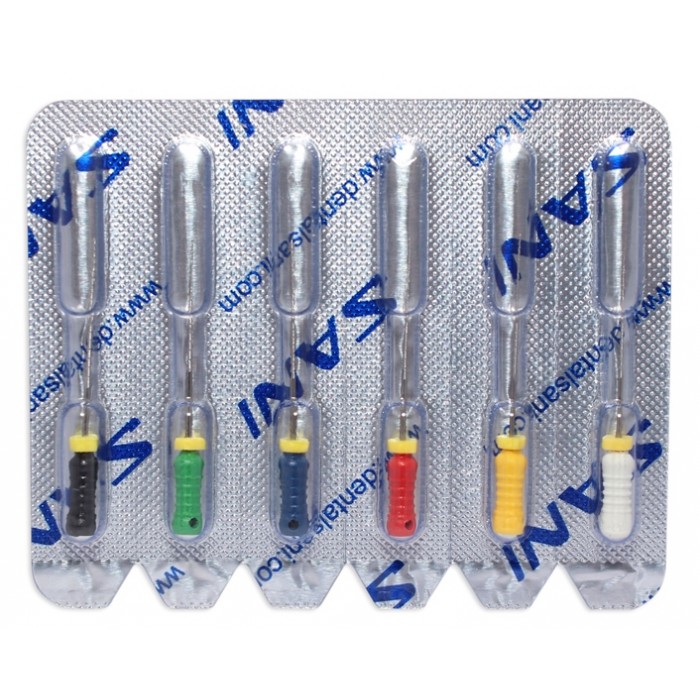 3 Strumenti Endo Dentali Manuali - Spina Per Riempimento Canale Radice - Odontoiatria