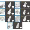 Set 7 conformatoare silicon pentru accesorii ortodontice din compozit