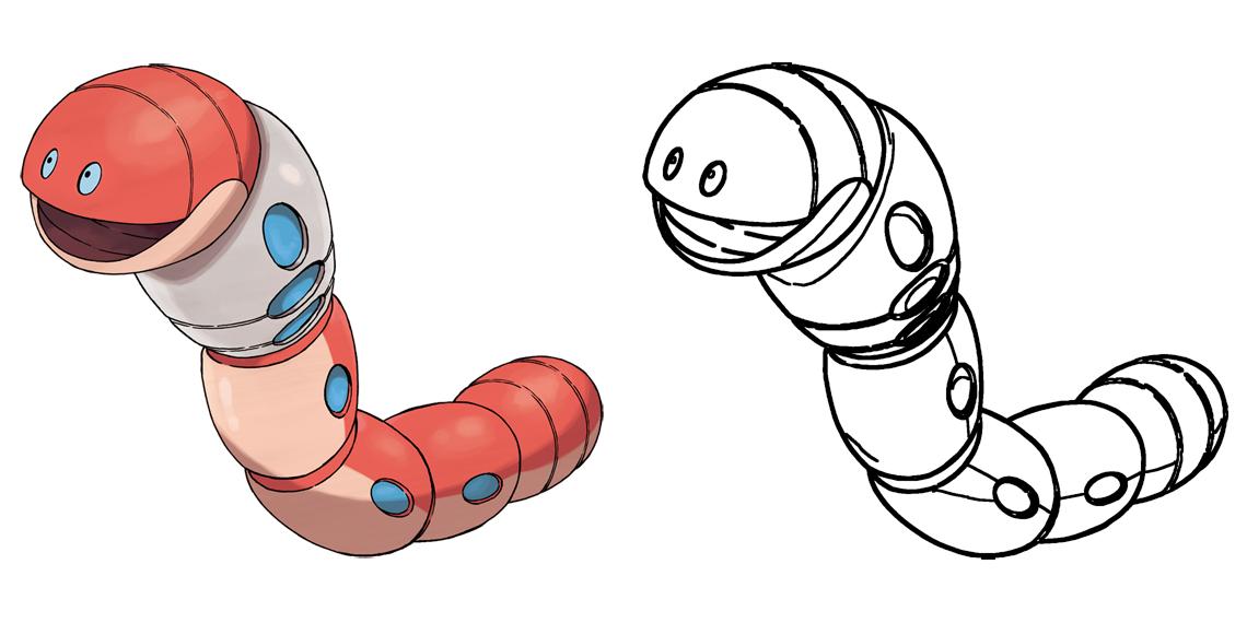 Orthworm Coloring Page - Print IdeaShortcut
