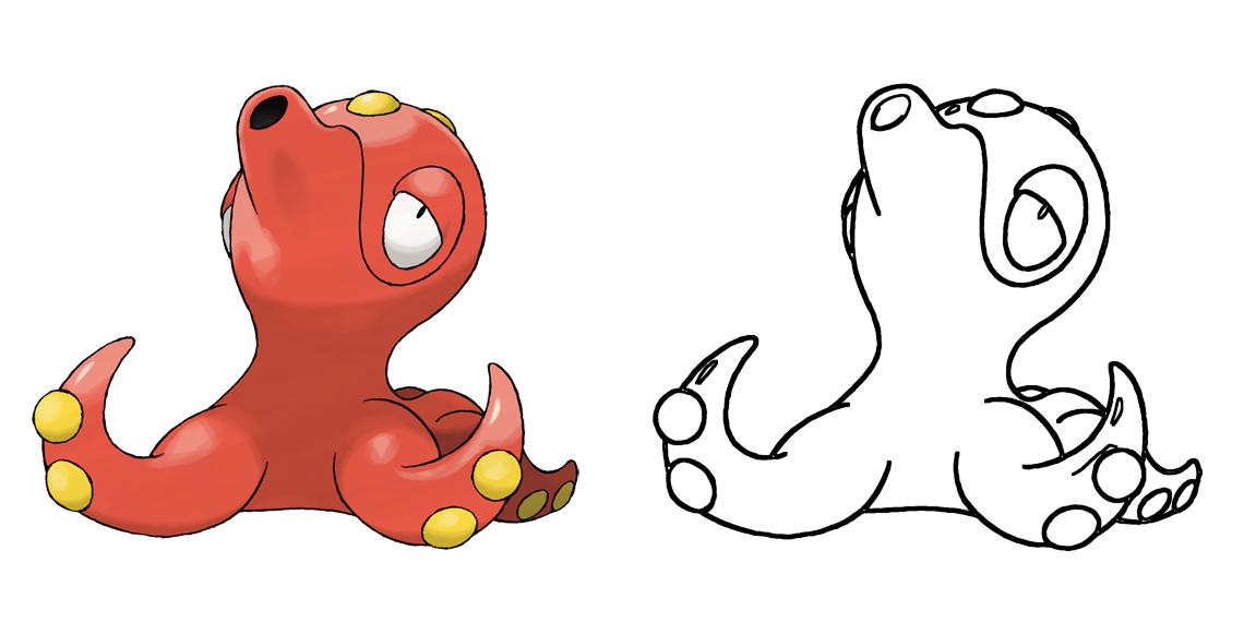 Octillery Coloring Page - Print IdeaShortcut