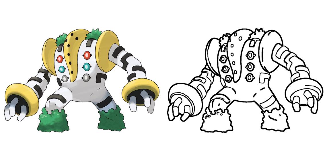 Regigigas Coloring Page - Print IdeaShortcut