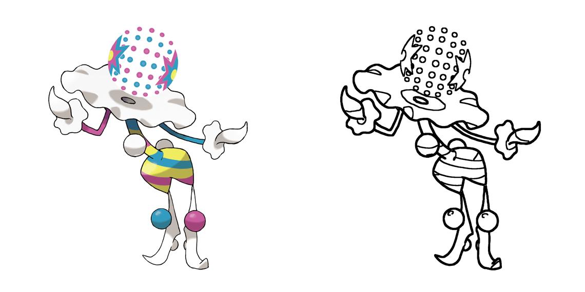 Blacephalon Coloring Page Print IdeaShortcut